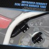 NICECNC Black Exhaust Clamp Exhaust Sleeve Clamp Tape Compatible with