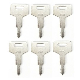 BODYA 6 x Construction Machinery Keys for Takeuchi Key H806 Excavator