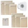 Pack of 6 Premium Cotton Laundry Bags with Zip Without