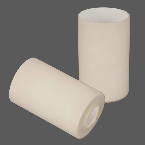 Anmire 2 Pack Vintage Style Glass Shade, Cylinder Light Fixture