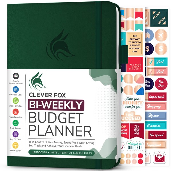 Clever Fox Bi Weekly Budget Planner – Undated Financial Planner