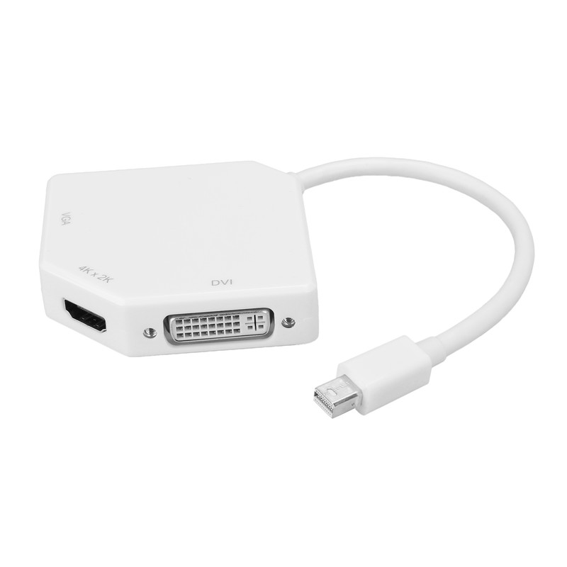 Mini DP to VGA/HDMI/DVI Conveter 3 In 1 1080P Video
