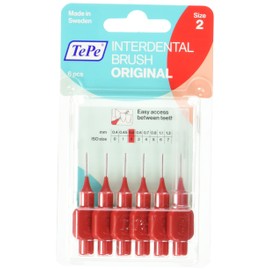 TePe interdental brushes in blister packaging red 0.5 mm 3 x 6 pieces