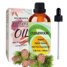 Cedarwood Essential Oil Plant Natural 100% Pure Sandalwood Oil for Diffuser Cleaning Home Bedroom Perfumes Humidifier Soap Candles 100ml 1 Pack