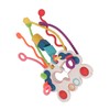 Pull String Interactive Toy Plastic Colorful Pulling Toy for Visual
