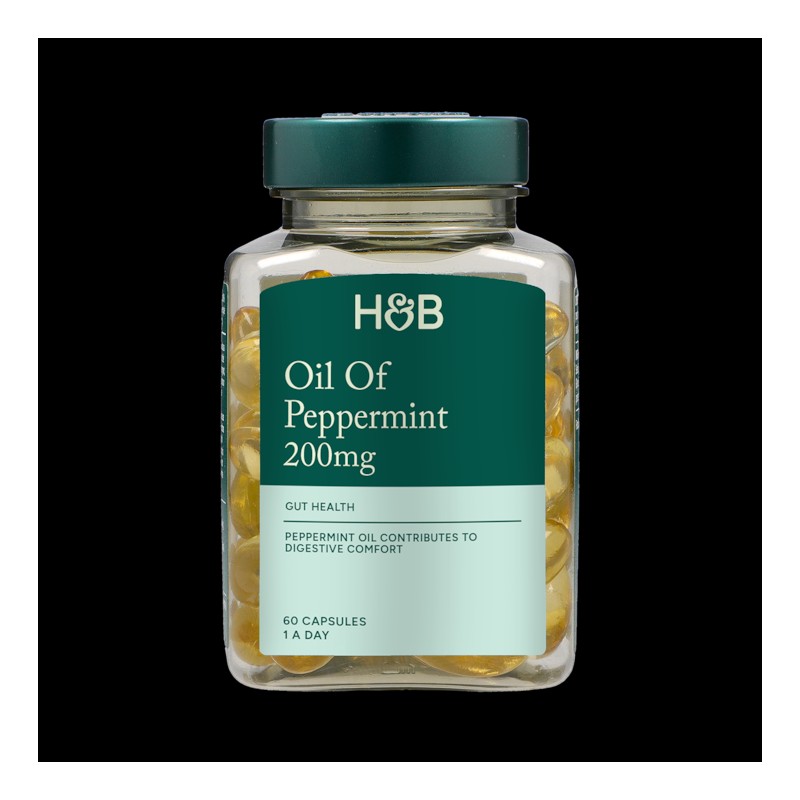 Holland & Barrett Oil of Peppermint 200mg 60 Capsules