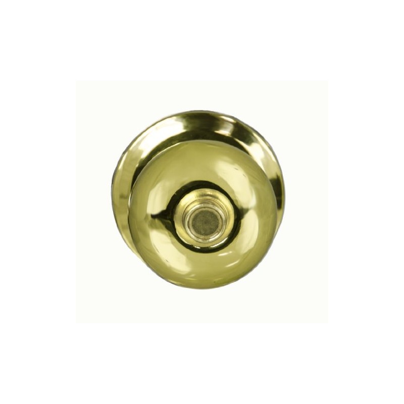 Yale Security D3406301 YH Collection Cambridge Knob in Polished Brass