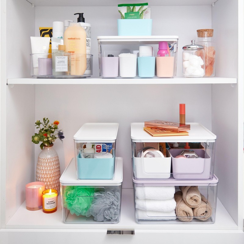 Rosanna Pansino x iDesign Recycled Plastic Open Front Kitchen Storage