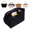 ETTP Purse Organizer Insert for LE PLIAGE Top Handle (Black,