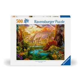 Ravensburger Puzzle 12000238 - Im Dinoland - 500 Pieces Puzzle for Adults and Children from 12 Years