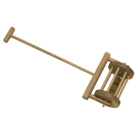 Amish Handmade Wood Toys BLOCK ROLLER - Handmade Wood Toddler Walker Learning Toy Amish Handcrafted USA