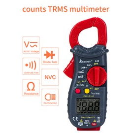 LESEHIY Digital Clamp Meter, Multimeter Tester Can Accurately Measure AC Voltage (True RMS), DC Voltage, AC Current (True RMS)