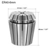 sourcing map ER40 6mm Spring Collet Chuck for CNC Engraving