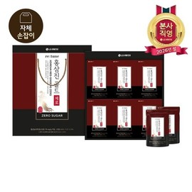 LG식품선물세트 리튠 홍삼진 제로 골드 50ML*24포 LG Gourmet Gift Set Retune Red Ginseng Jin Zero Gold 50ML*24 Packs