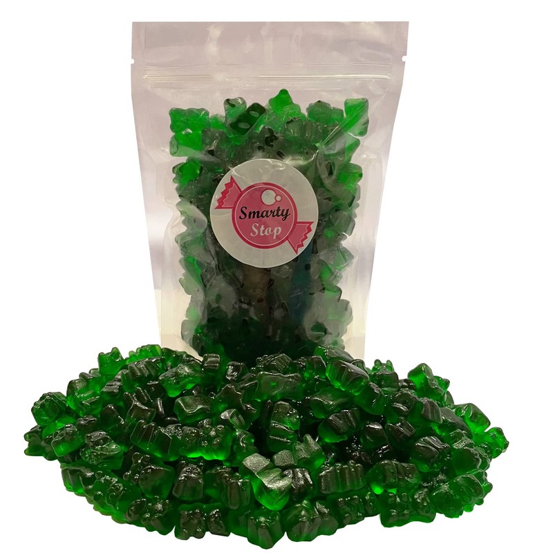 Smarty Stop Gummy Bears (Green Apple, 2 Pound (Pack of
