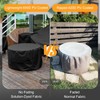 NettyPro Fire Pit Cover Round Waterproof Outdoor Patio Firepit Cover
