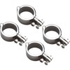 NovelBee 4pcs Boat Bimini Top Hinge Jaw Slide Rail Mount