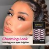 CINYOLA Mink Lash Fluffy Wispy False Eyelashes, Fake Lashes Extension