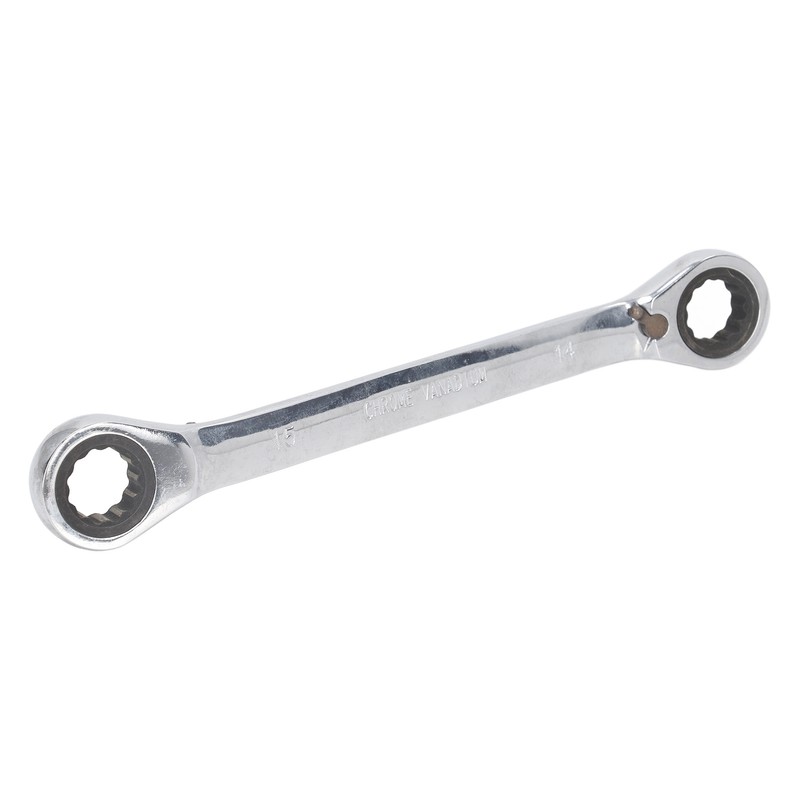 Double Ended Ring Wrench Universal Chrome Vanadium Steel 72 Tooth