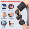 GHORTHOUD Hinged ROM Elbow Brace - Adjustable Post Op Elbow