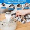 Measuring Cups and Spoons Set 22 Piece, 11 Stainless Steel