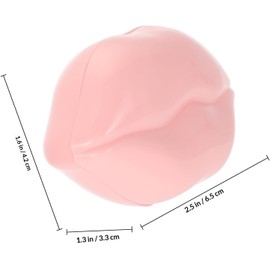 Anneome Mascarillas Labiales Nutritivas y Portátiles Cuidado de Labios, Hidratantes, en Plástico Rosa, 2 Piezas para Uso en Casa o Banquetes