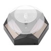 360 Rotating Solar Power Showcase LED Light Turntable Watch Jewelry