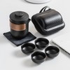 Travel Tea Set Portable Anti Burn Mini Ceramic Teapot Infuser