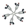 JESBEN 16450-R9P-A01 6pcs Fuel Injectors 6 Holes Replacement for Acura