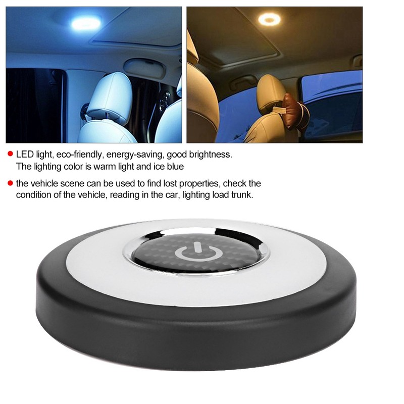 5V Universal Car Back LED Reading Ceiling Light USB Charging