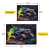 ZENWAWA Jigsaw Puzzle 500 Pieces (Cool Monster Truck), Car Theme