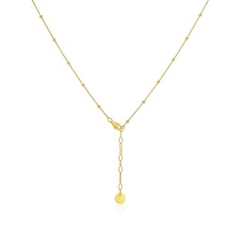 Mary & Jules Women's Gold Necklace Made of Recycled Silver, Gold-Plated, 925 Sterling Silver, Chain Women's Gold, Skin-friendly, Chain Gold for Women Girls, Gold Chain, Sterling Silver