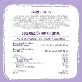 The Nut House - Mezcla de Nueces Tostadas y Saladas - Vitrolero 900g
