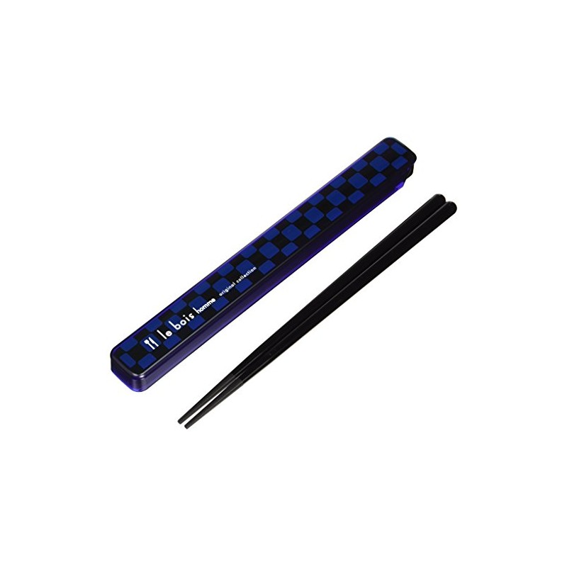 ruboa omu Chopsticks 箸箱 Set (Medium) Blue 812696