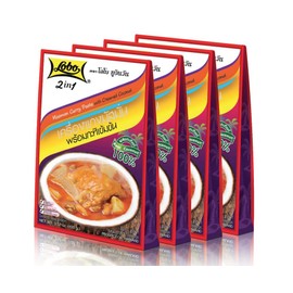 Lobo 2in1 Masman Curry Paste with Creamed Coconut (Pack of 4)