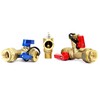 Kahenian 3/4 inch Tankless Water Heater Isolation Service Valve Flush
