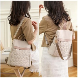 BAG WIZARD Women Backpack Purse Anti-theft Convertible Travel Backpack Ladies Shoulder Bag Fashion Handbag, Khaki