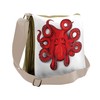 Ambesonne Kraken Messenger Bag, Octopus Animal Marine, Unisex Cross-body