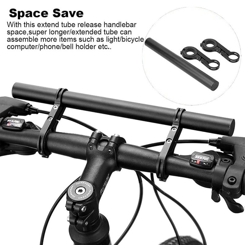 Roczential 20cm Professional Handlebar Extension Frame Bike Handlebar Extend Bracket