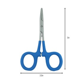 Kingfisher Soft Grip Clamp Forcept Hemostat for Fly Fishing Hook Removal