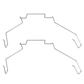 2 PCS 12 CM CPU Heatsink Fan Buckle, Computer Mainboard CPU Radiator Fan Fixing Clip, CPU Radiator Fan Hook Fixed Bracket Pc Mainboard CPU Radiator Fan Wire Buckle Upper Hook Type Fixing Clips, 12cm