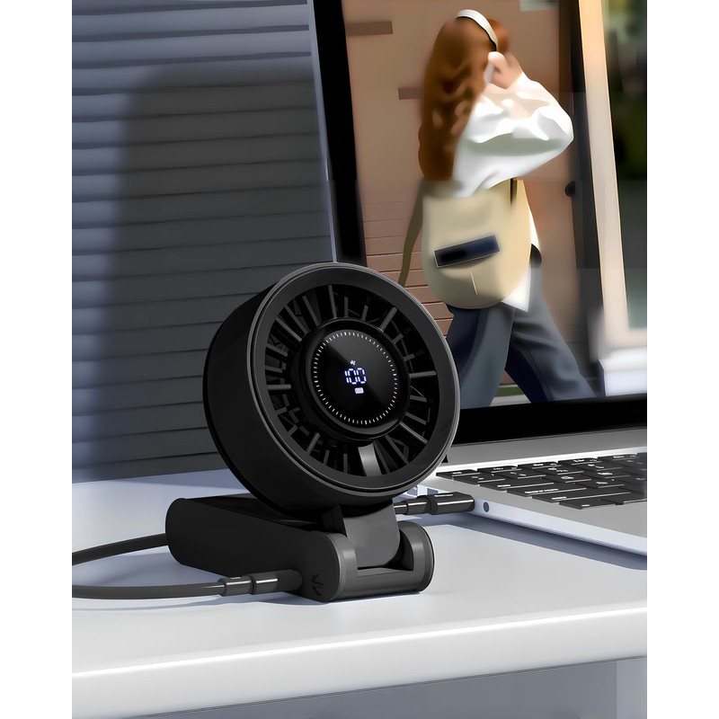 Vryllis Handheld Fan (Black)