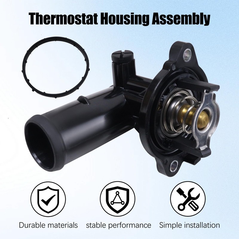 323056 Thermostat Housing Assembly Fit for Maserati GHIBLI Levante Quattroporte