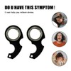 2PCS Finger Keychain Spinners, Aluminum Alloy Keychain Spinner Toy Novelty