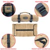 MELOTOUGH 32 Pockets Waxed Canvas Tool Roll Up Pouch Wrench