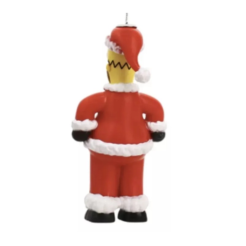 ruz The Simpsons Santa Homer Decoupage Christmas Tree Ornament New