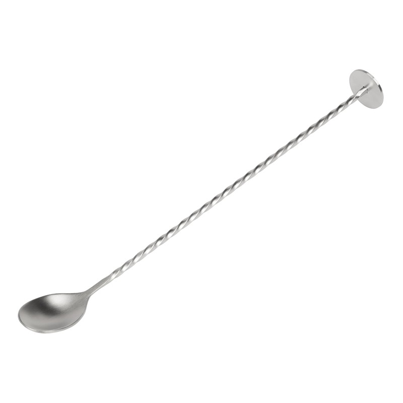 Tala Stainless Steel Cocktail Spoon, 27.5cm Bar Spoon with Weighted