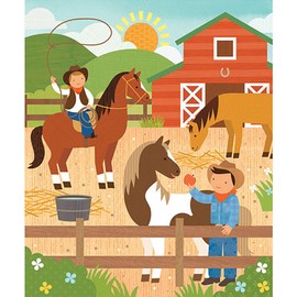 Petit Collage PC4847 Canister Can, Cowboy, Ages 4 and Up