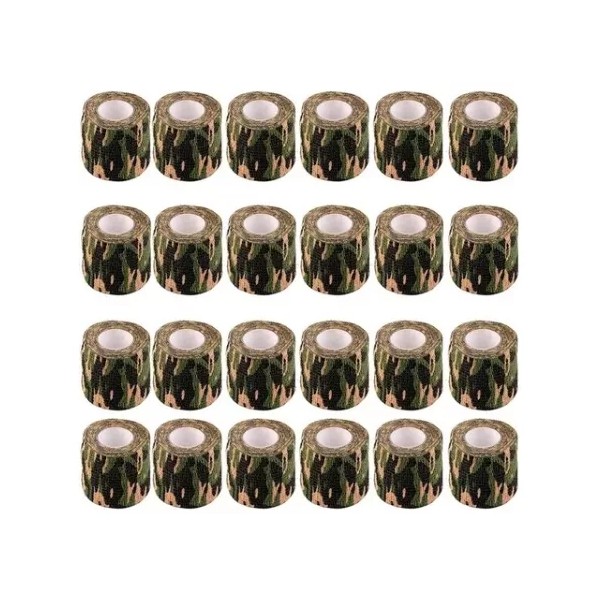 Cinta Cubre Grip 24pz Adherencia Para Máquina De Tatuar Camu