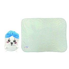 Marushin 0775038400 Mascot Blanket with Drawstring Chiikawa, Fluffy Hachiware, Approx. H 27.6 x W 39.4 inches (70 x 100 cm), Cute, Fluffy, Stylish, Cold Protection